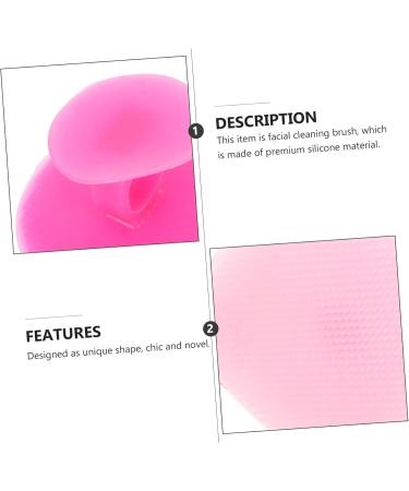 Beaupretty Cleanser Silicone Cleansing face Cleanser for Women Silicone face Washer Manual Facial Silicone face Scrubber for Women Face Cleansing Parts Household Silica Gel Miss face Brush - Buy Online on GoSupps.com