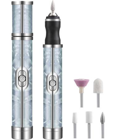 Electric Nail File with 5 Replaceable Head 20000rpm 4 Speeds 500mAh Micro USB Portable Low Noise Manicure Pedicure Polishing Grinding Electric Nail Files - Buy Online on GoSupps.com