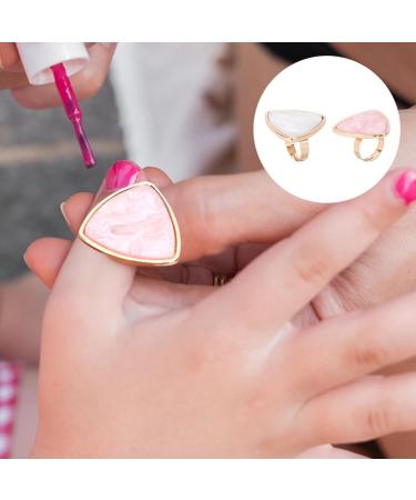 Healifty 2 pi ces Palette de M lange Ongles R sine Anneaux Palette Nail Art Portable de Couleurs pour Pigments - Buy Online on GoSupps.com