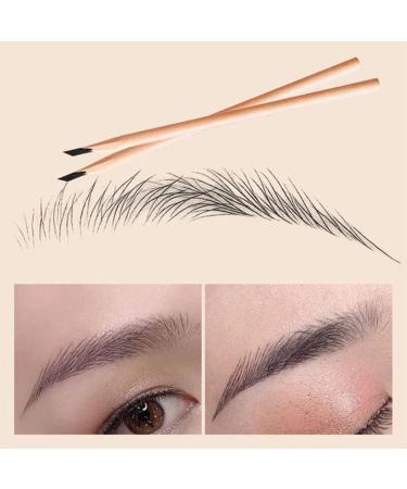 Waterproof Wooden Eyebrow Pencil Waterproof Eyebrows Pencil Wooden Eyebrow Pencil Wooden Eyebrow Pencil for Women (2PCS-Black) - Buy Online on GoSupps.com