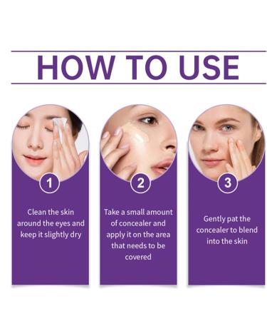 Concealer Stick Concealer Stick 4 of 1 Long Lasting Full Coverage Waterproof Foundation | 10ml CC Moisturizing Cream for Radiant Brightening Natural Finish - Buy Online on GoSupps.com