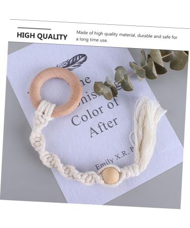 3 Pcs Teething Stick Toy - Natural Beechwood Tooth Stick for Babies | Safe & Soothing Teething Relief - Buy Online on GoSupps.com