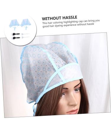 FRCOLOR 18 Pieces Highlighter Hat Hair Bleaching Cap Icing Cap Salon Hair Styling Accessories Hair Dye Brush Hair Dye Set Tipping Cap Hats Shell Household Sports Hair Dye Cap - Buy Online on GoSupps.com