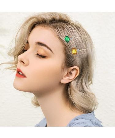 12 PCS Retro Crystal Hair Pins - Vintage Decorative Bobby Pins for Women and Girls - Buy Online on GoSupps.com