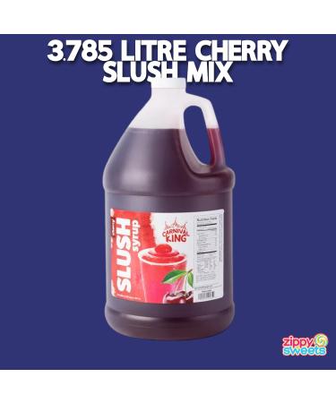 ZippySweets - Cherry Flavour Slushy Machine Concentrate - 1 Gallon 5:1 Slushy Concentrate Mix Bonus Mixing Guide - Perfect for Home or Commercial Slushie Machine Slush Machine - Buy Online on GoSupps.com