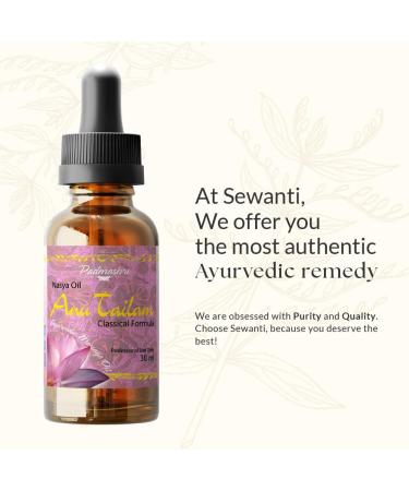 Buy Padmashri Naturals Anu Tailam/Nasya Oil 30ml - Premium Ayurvedic Nasal Oil for Wellness & Relief - International Shipping Available - Buy Online on GoSupps.com