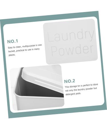 Healifty 1 Set Washing Storage Bucket Lotion Dispenser Household Iron Bucket Fabric Softener Dispenser 23X15.5CM White - Buy Online on GoSupps.com