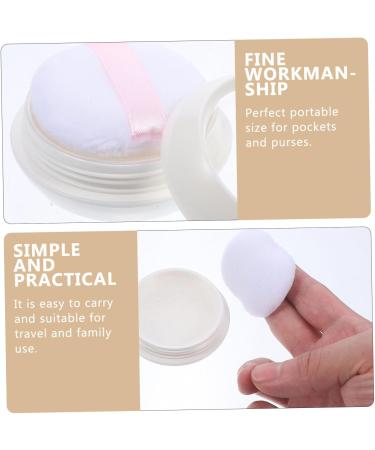 BIUDECO 2 Sets Powder Box Empty Powder Case Foundation Make-up Powder Face Powder Makeup Jar Flour Container - Buy Online on GoSupps.com