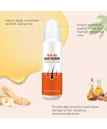 Afurl Anti Hair Loss Roller Hair Regrowth Treatments Natural Hair Oil Repairs Roots Hair Growth for Men and Women - Buy Online on GoSupps.com