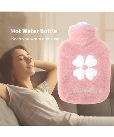 Buy 500ml Bouillotte Heat Bottle - Cozy Fluffy Cover for Pain Relief Perfect Gift for Family & Friends - Buy Online on GoSupps.com