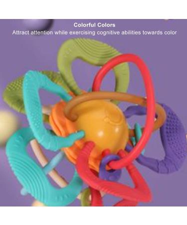 Baby Teething Toy Plastic Cement Baby Teether Teethers Baby Sensory Toys Ball for Children Infant - Buy Online on GoSupps.com