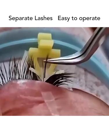 Sonew Eyelash Separator Tool Eyelash Separator Silicone Pads Reusable 3 Colors Lash Extension Assisted Tool for Eyelashes Lifting - Buy Online on GoSupps.com