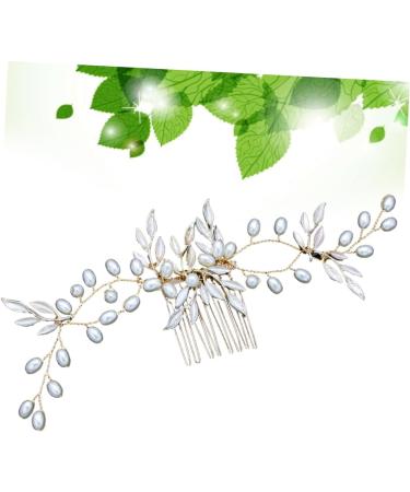 DOITOOL Combs Hair Pin Hair Clip Bridal Headdress Women Hairpin Hair Jewels for Women Wedding Headpiece Bride Insert Comb Bridal Hair Comb Hair Accessories Headgear Pearl Miss - Buy Online on GoSupps.com