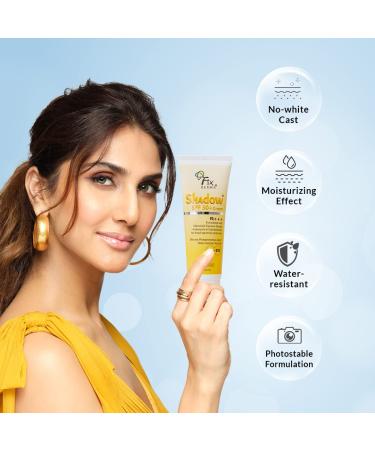 Fixderma Shadow Sunscreen SPF 50+ Cream for UV Protection with Sunscreen SPF 50 Gel Free - Buy Online on GoSupps.com