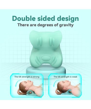 Auauraintt Neck and Shoulder Relaxer | Cervical Traction & Posture Correction | Pain Relief for Headaches & Neck Pain (Green) | International Shipping Available - Buy Online on GoSupps.com