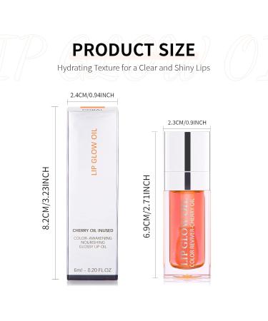 Prreal Tinted Lip Oil | Plumping Hydrating Lip Gloss | Moisturizing Clear Lip Care | Nourishing Pink Lip Oil - Buy Online on GoSupps.com