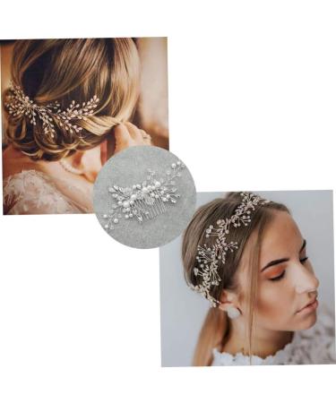 Hair Combs Slides Clips Bridal Flower Hair Pins for Girls Women Hair Accessories - Buy Online on GoSupps.com