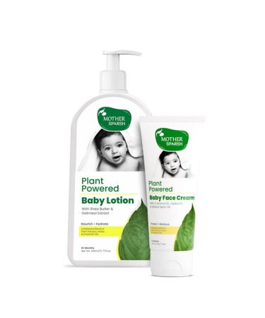 Plant Powered Natural Baby Face Cream 50g + Plant Powered Natural Baby Lotion 200 ml