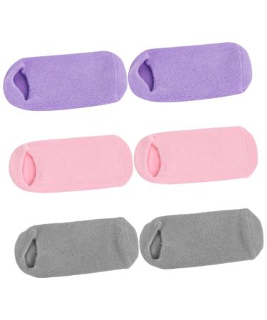 minkissy 9 Pairs Foot Gel Socks Heel Socks Cotton-spandex Feet Miss