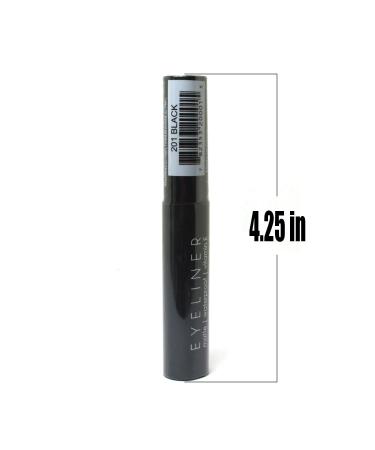 Italia-Deluxe Makeup 1 Classic Liquid Eyeliner in Matte Black | Enriched with Vitamin E + Bonus ZipBag - Buy Online on GoSupps.com