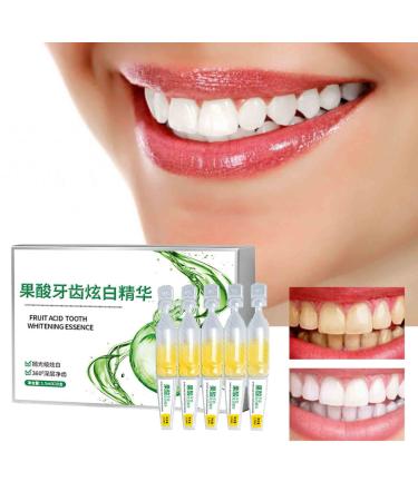 Tlopa ampoule toothpaste Tlopa ampoule tooth serum Tlopa ampoule essence toothpaste 3V fruit acid tooth whitening disposable dental toothpaste removal of tartar and dental surface (20 pieces)