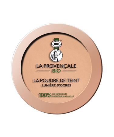 La Proven ale Bio-The Ockerlicht-Powder with organic certificate-100% ingredients of natural origin-for all skin types-color: medium (02)-8 g