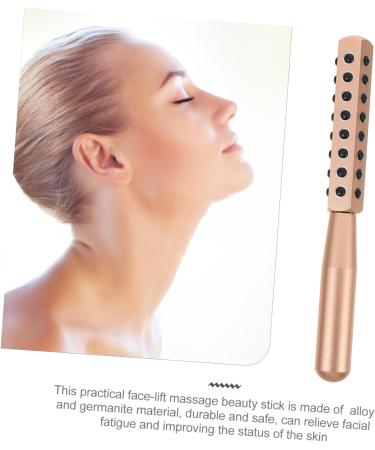 Healeved 1pc Make up Case Face Massage Stick Eye Massagers Practical Beauty Stick Beauty Massage Stick Mini Eye Protruding Ear Corrector Eye Tool Miss Beauty Instrument Manual 16.5X2cm Golden - Buy Online on GoSupps.com