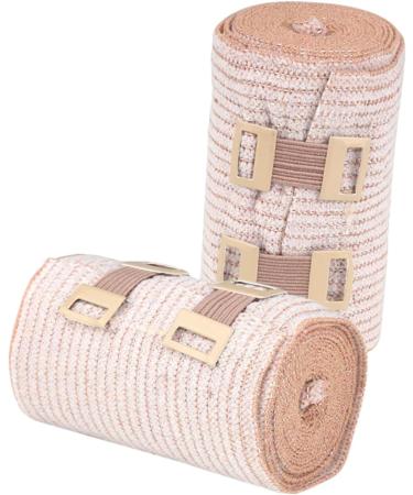 KALLORY 10 Rolls Sports Cohesive Gauze Tape - Breathable Self-Adherent Wrap for Foot & Hair | Tensor Stretch Cotton Headgear - International Shipping Available - Buy Online on GoSupps.com