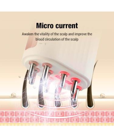 2 in 1 Electric Hair Oil Applicator & Scalp Massager | Smooth Root Comb for Easy Oil Application - Buy Online on GoSupps.com