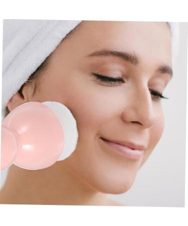Ipetboom 1pc Cleansing Brush Mineral Powder Foundation Face Skin Brush Portable Makeup Brush Blackhead Scrubber Brush Handheld Facial Brush The Face Pink Plastic Abs Washbasin - Buy Online on GoSupps.com