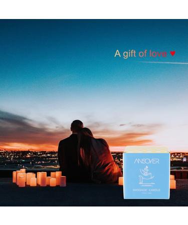 Massage Oil Candle - Romantic Couples Massage - Perfect Gift for Men & Women | Bourbon Whisky & Vanilla 300g - Buy Online on GoSupps.com