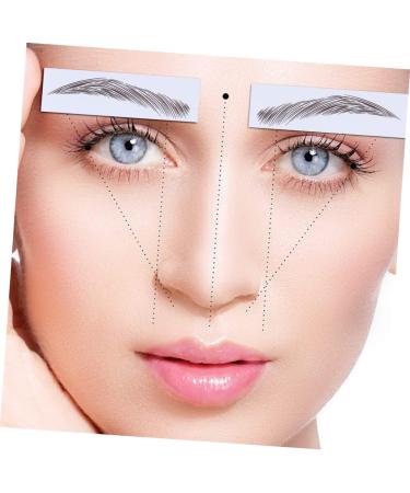 SOESFOUFU Authentic Eyebrows 4pcs Eyebrow Stickers Waterproof Stickers Semi Permanent Eyebrows Eyebrow Stencils 4d Modify Mold - Buy Online on GoSupps.com
