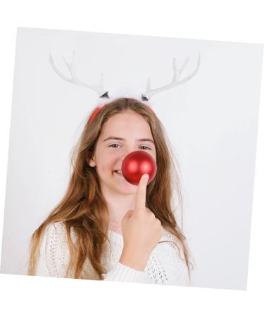 Toyvian 2 Pairs Christmas Flocked Antlers Headbands Hair Clips Diy Hair Accessories Handmade Diy Materials Hair Clasp Material Xmas Decor Diy Supplies Charm White Artificial Flocking - Buy Online on GoSupps.com