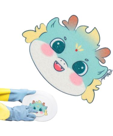 Dish Washing Sponge Kitchen Sponge Scrubbers for Dishwashing & Cleaning Powerful Oil Removal Without Scratching Kitchen Cleaning Supplies for Everyday Jobs Ngumms Green - Buy Online on GoSupps.com