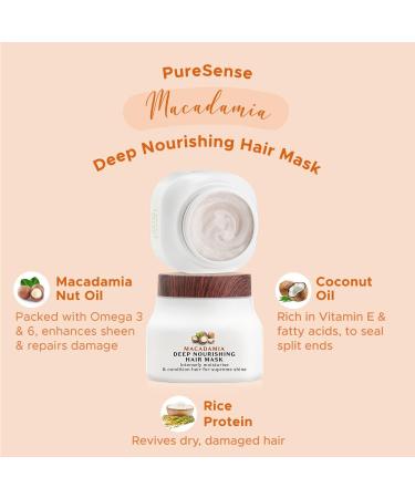 Macadamia Deep Nourishing Hair Mask | Repair & Hydrate Dry Chemically Treated Hair | Sulphate-Free Paraben-Free 140g - Buy Online on GoSupps.com