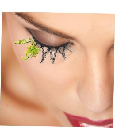 minkissy 3 Pairs Colored False Eyelashes False Lashes Glitter Eyelashes Halloween Makeup Eyelashes Makeup Eye Lashes Halloween Costume Cosplay Lashes End of Eye Sequins 3d Chemical Fiber - Buy Online on GoSupps.com