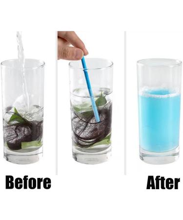 2 Packs of 12 Drain Cleaner Sticks for Bathroom & Kitchens Sink Stick Plughole Sticks Drain Unblocker to Prevent Plug Hole Blockage (Bule) - Buy Online on GoSupps.com