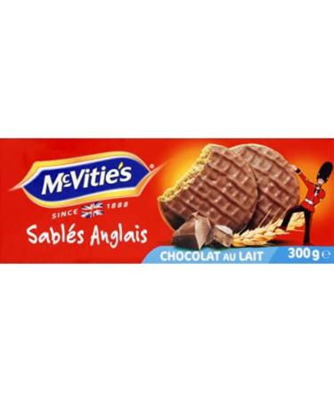 Mc Vitie's Milk Chocolate English Shortbread - 300g Pack