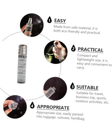 JITEM 30ml/1.0oz Clear Empty Perfume Atomizer Refillable Glass Spray Bottle Travel Cologne Bottle Dispenser Fine Mist Perfume Bottle 30 ml Gold - Buy Online on GoSupps.com
