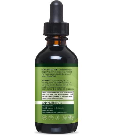 Go Nutrients Prostate Edge - Men's Prostate Supplement with Pygeum, Saw Palmetto, Stinging Nettle & More - 2 oz Liquid Drops - Buy Online on GoSupps.com