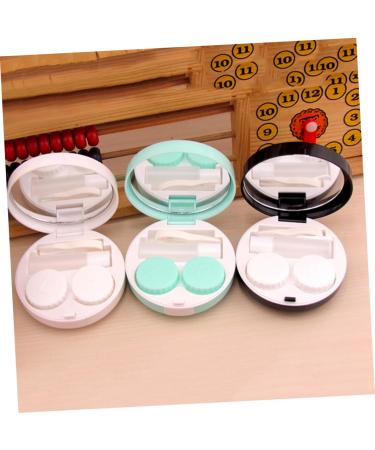 Hemobllo Marble Glasses Case - Portable Lens Case for Green Colored Contact Lenses - Durable Marble Film Design - Buy Online on GoSupps.com