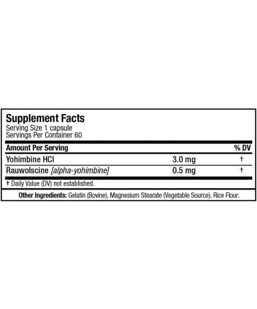 Yohimbine Rauwolscine 60 Capsules - ALLMAX - Powerful Fat-Burning Supplement - Buy Online on GoSupps.com