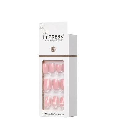 KISS imPRESS Petite Length Press-On Nails in Timeless Day - 30 Chip-Proof Fake Nails - 1 Count - Buy Online on GoSupps.com