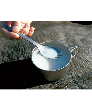 Snow Peak Titanium Spork - Durable, Versatile, Lightweight Eating Utensil - 0.6 oz - Buy Online on GoSupps.com