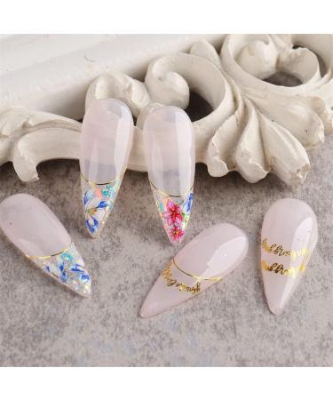 Dornail 6 Sheet Metallic Nail Stickers - Self-Adhesive Gold, Silver, Rose Gold Curve Stripes for Nail Designs and Art Decorations - Buy Online on GoSupps.com