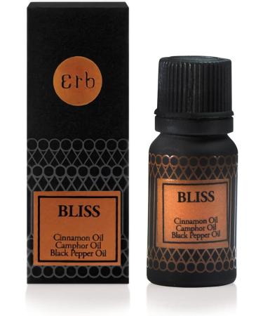 Erb Bliss Essential Oil 7 mL - Premium Floral Oil for Candle Making Massage & Home Diffuser | Cinnamon Camphor & Black Pepper - Buy Online on GoSupps.com