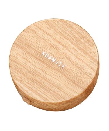 Heallily lens case travel kit wooden box contact lens holder soak in the soil storage container twig