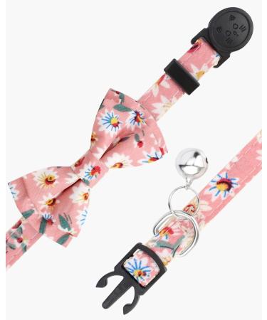 Shop Tagme Cats Collars - Personalized Name & Phone Number Safety Closure & Bell - Baby Pink Kitten Neck Band - 1 Pack - Buy Online on GoSupps.com