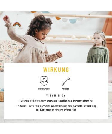Vegan Vitamin D3 K2 Drops for Kids - 300 Days Supply 500 IU from Lichen & 25 g K - Boost Immunity & Health - Buy Online on GoSupps.com