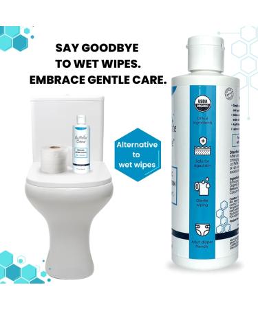 La Petite French Premium Liniment Wiping Lotion for Seniors - USDA Organic Incontinence Moisturizer & Skin Cleanser (8 oz) - Eco-Friendly Alternative to Wet Wipes - Buy Online on GoSupps.com